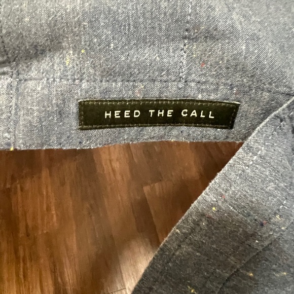 Howler Brother Blue Long Sleeve button down Shirt Mens Large - Picture 7 of 10